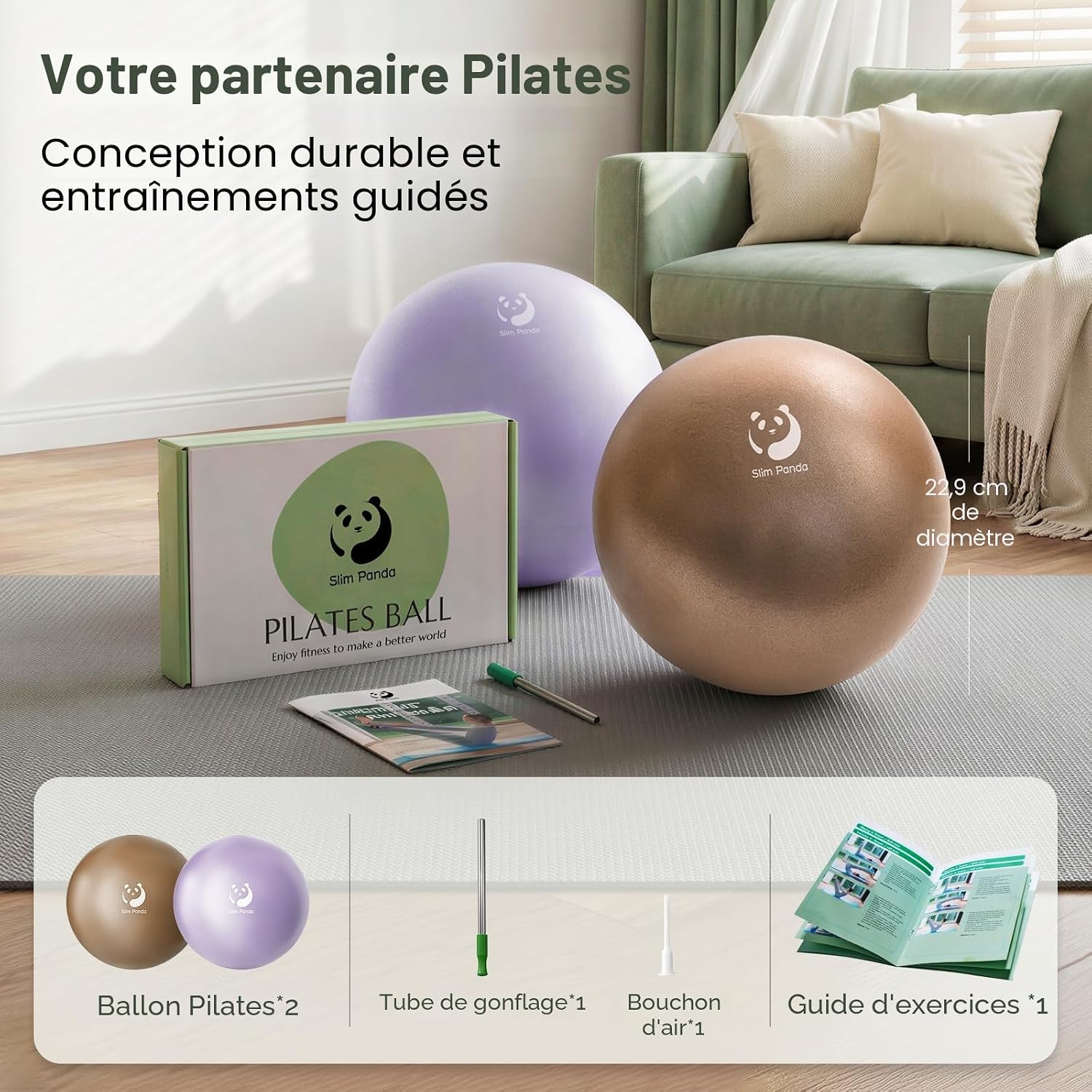 Thumbnail 6 de Slim Panda Ballon Pilates 23 cm
