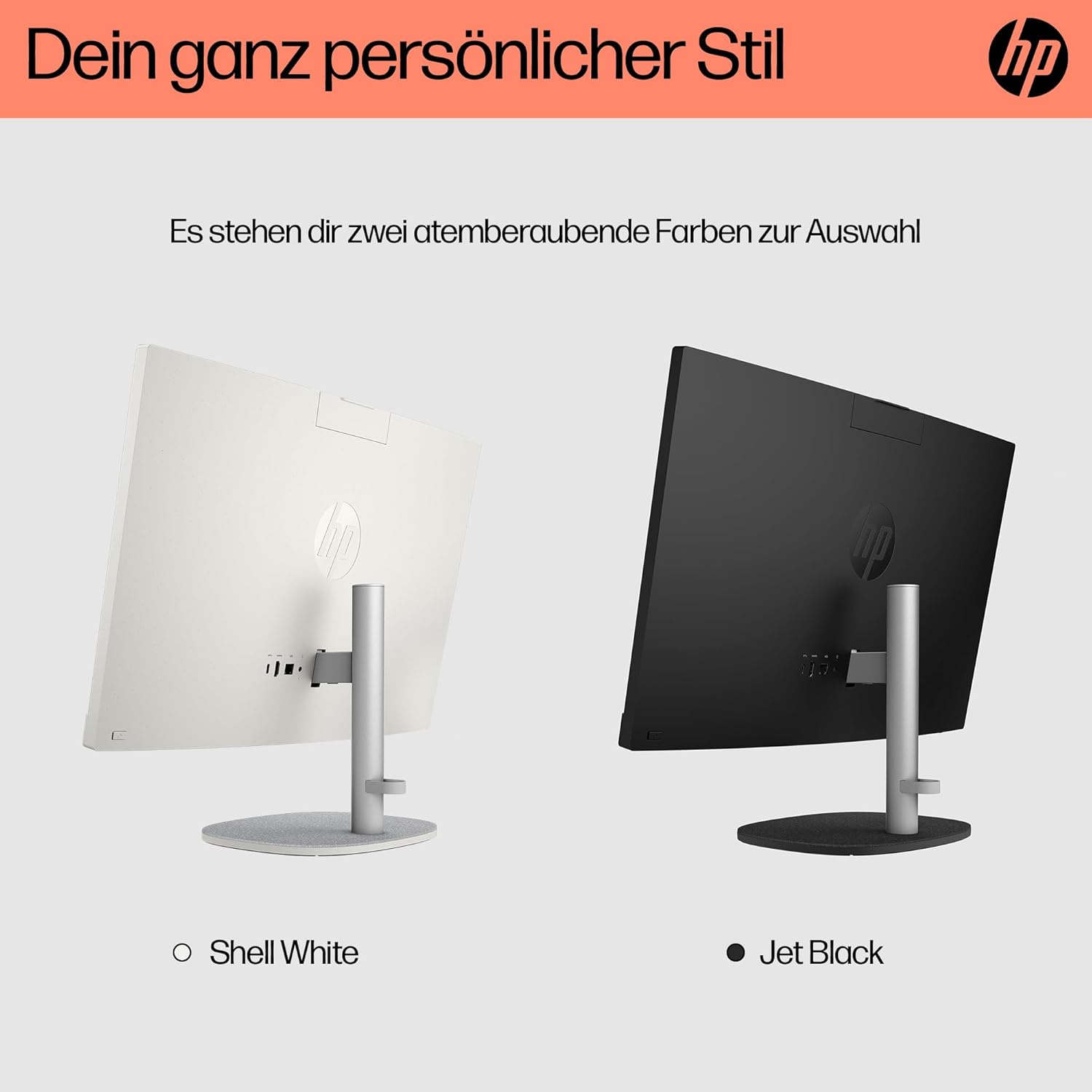 Thumbnail 1 de HP All-in-One Desktop-PC 23,8 Zoll FHD – Ryzen 5 7520U, 8 GB DDR5, 512 GB SSD, Windows 11 Home (weiß)