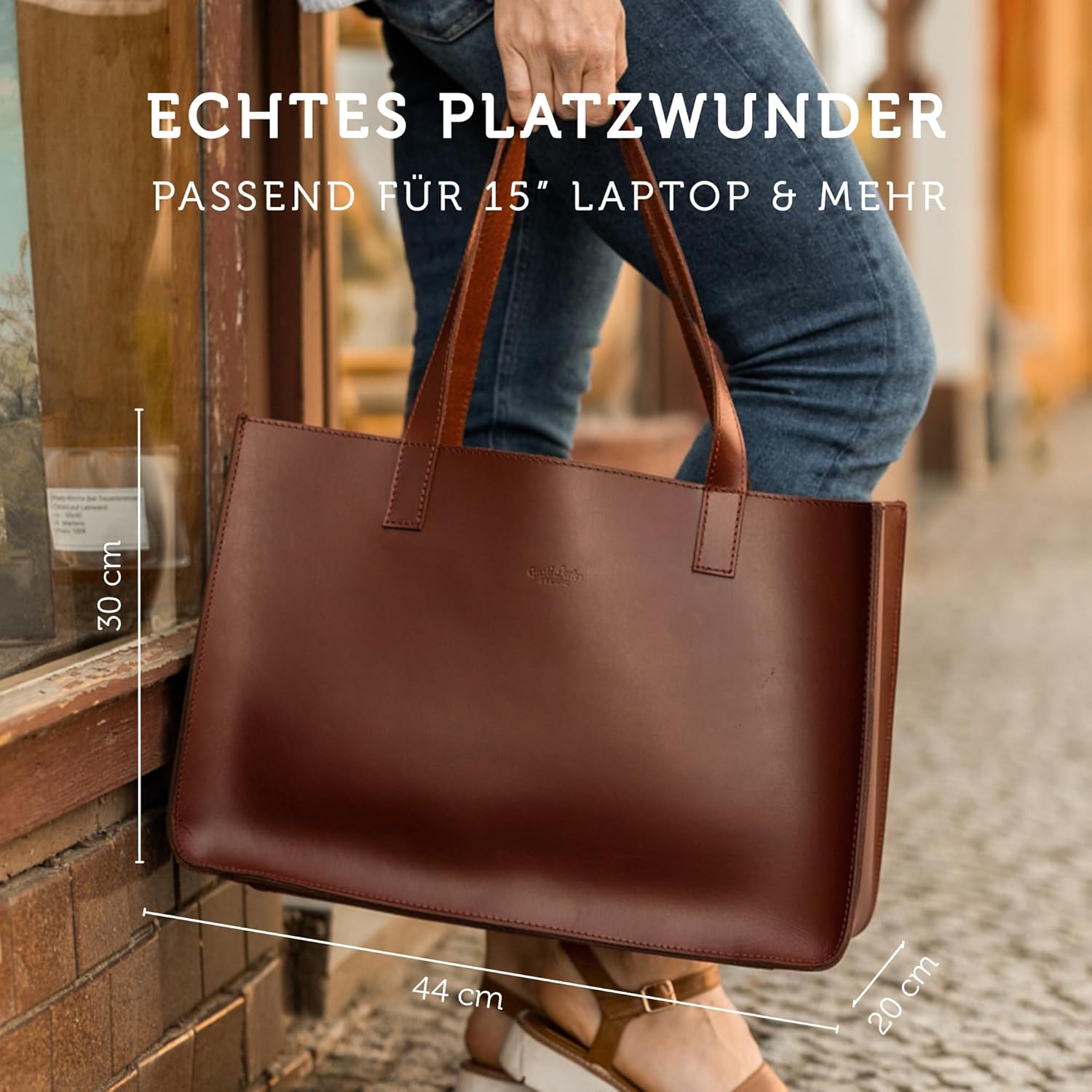 Thumbnail 3 de Gusti Leder Agatha Shopper 1 AirTag-Fach