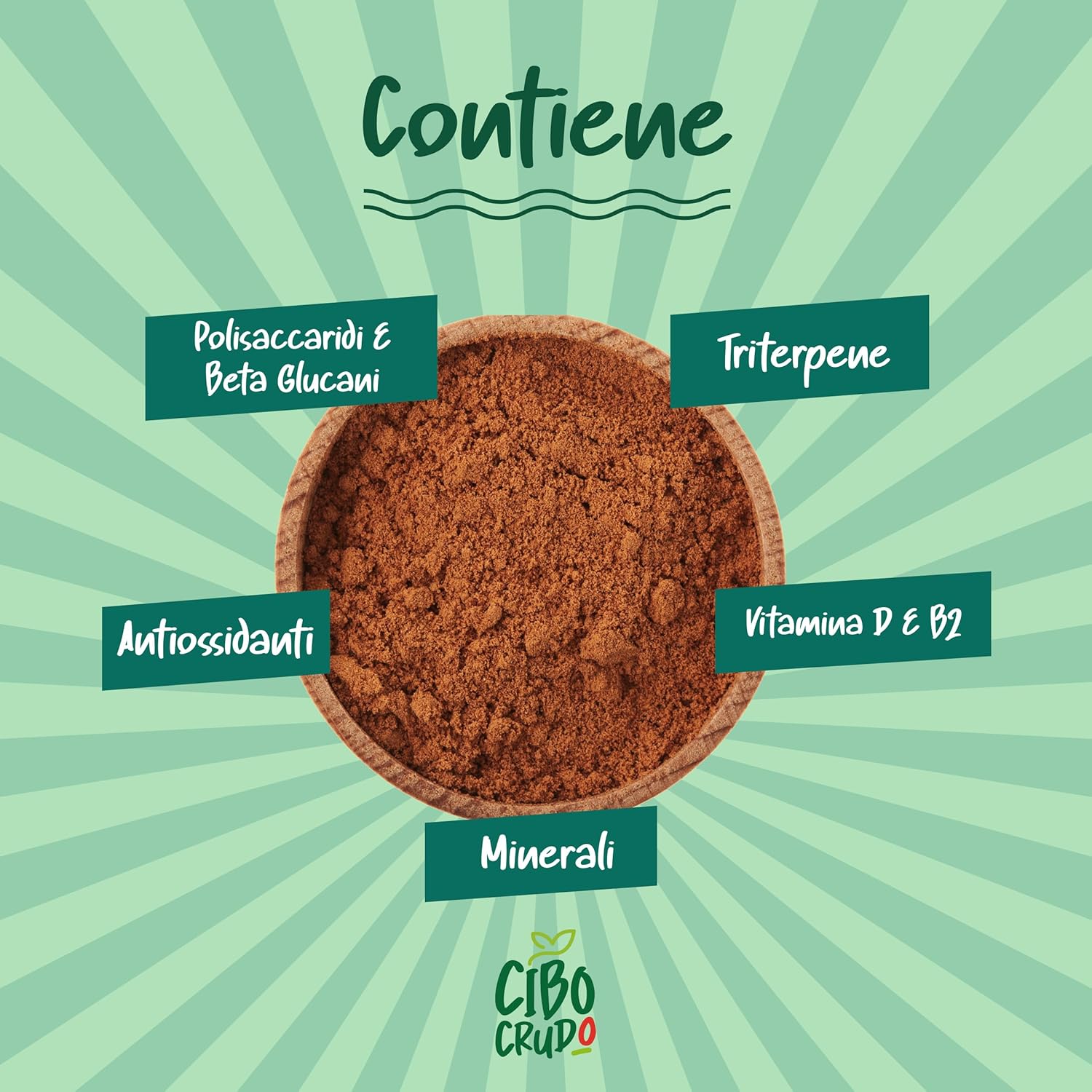 Thumbnail 2 de Reishi Ganoderma Lucidum Puro e Bio in Polvere 300g (Luce/temperature inferiori a 42°C) – reishi biologico essiccato al sole e macinato