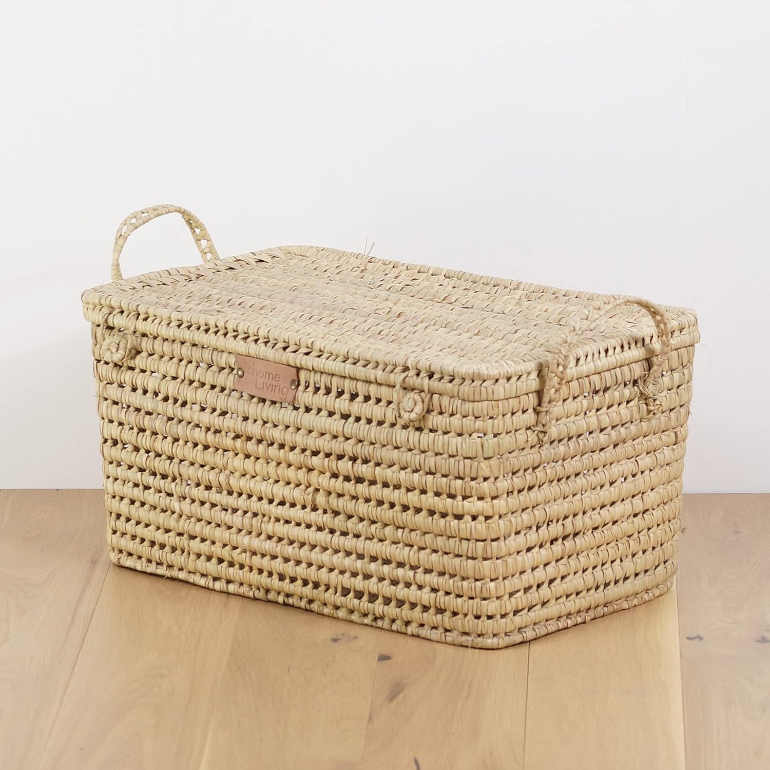 Thumbnail 3 de Bohome Living Coffre de Rangement en Osier Tressé 60 cm – Malle et Panier Déco Bohème Chic, naturel et personnalisable