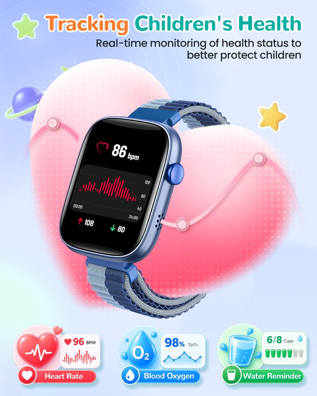 Thumbnail 4 de RUXINGX Kids Smartwatch 1.83-inch