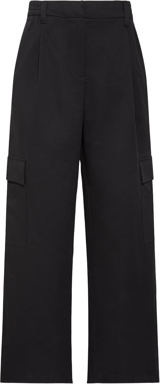 Detalle de Calvin Klein Cotton Ewaist Cargo Pant LV047F623G – Pantaloni casual da donna