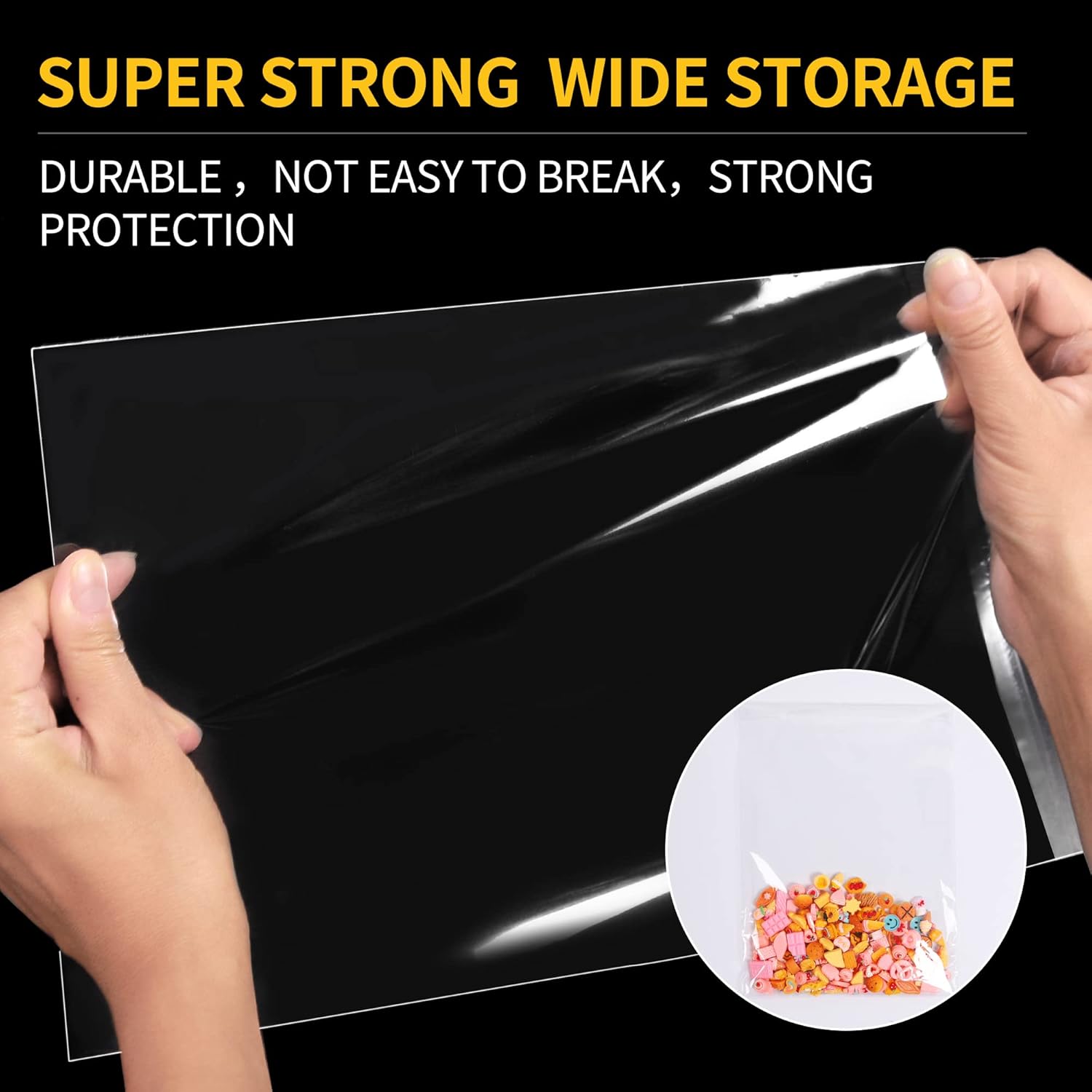 Thumbnail 2 de A4 Clear Self-adhesive Bags 100 pack, 22 x 30 cm 📦