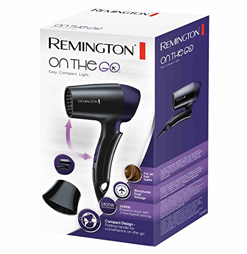 Detalle de Remington Asciugacapelli 1400W pieghevole da viaggio D2400 — compatto, potente ed elegante