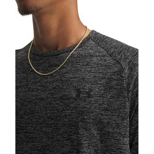 Detalle de Under Armour Men's Tech 2.0 Short Sleeve Tee – Black/Black, XL