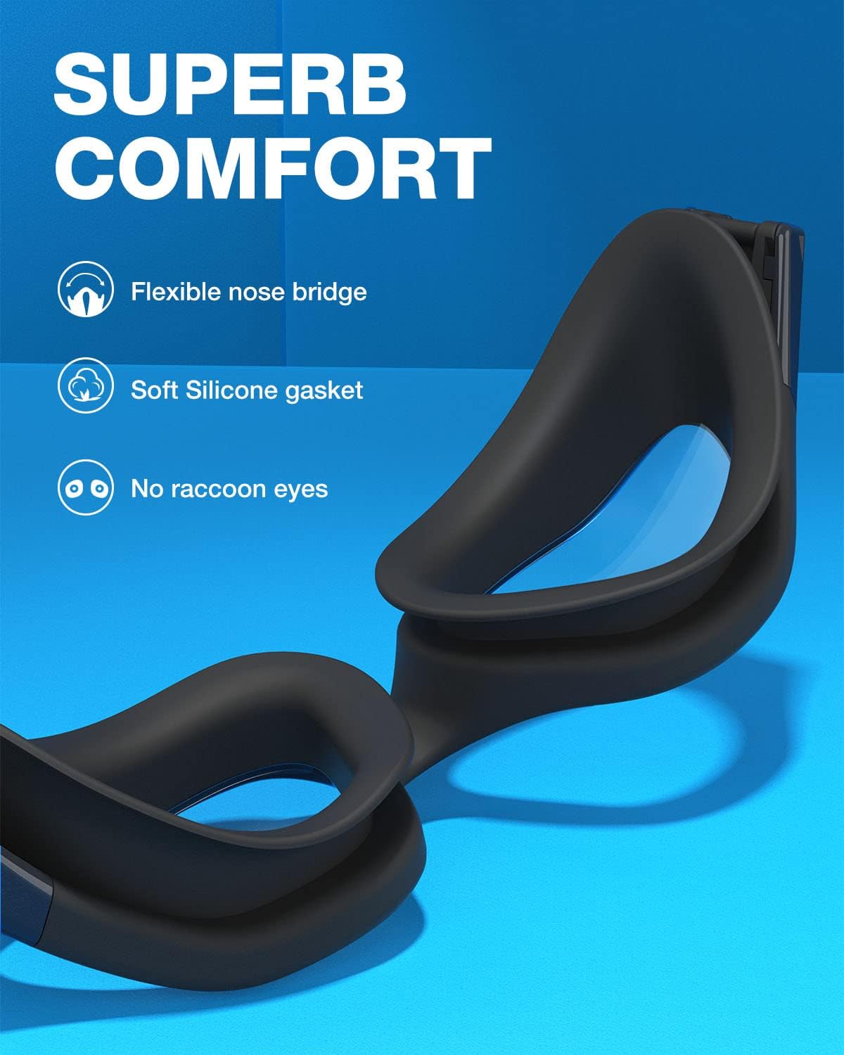 Thumbnail 3 de ZIONOR G1 Polarisierte Schwimmbrille (unisex) – beschlagfrei mit UV-Schutz