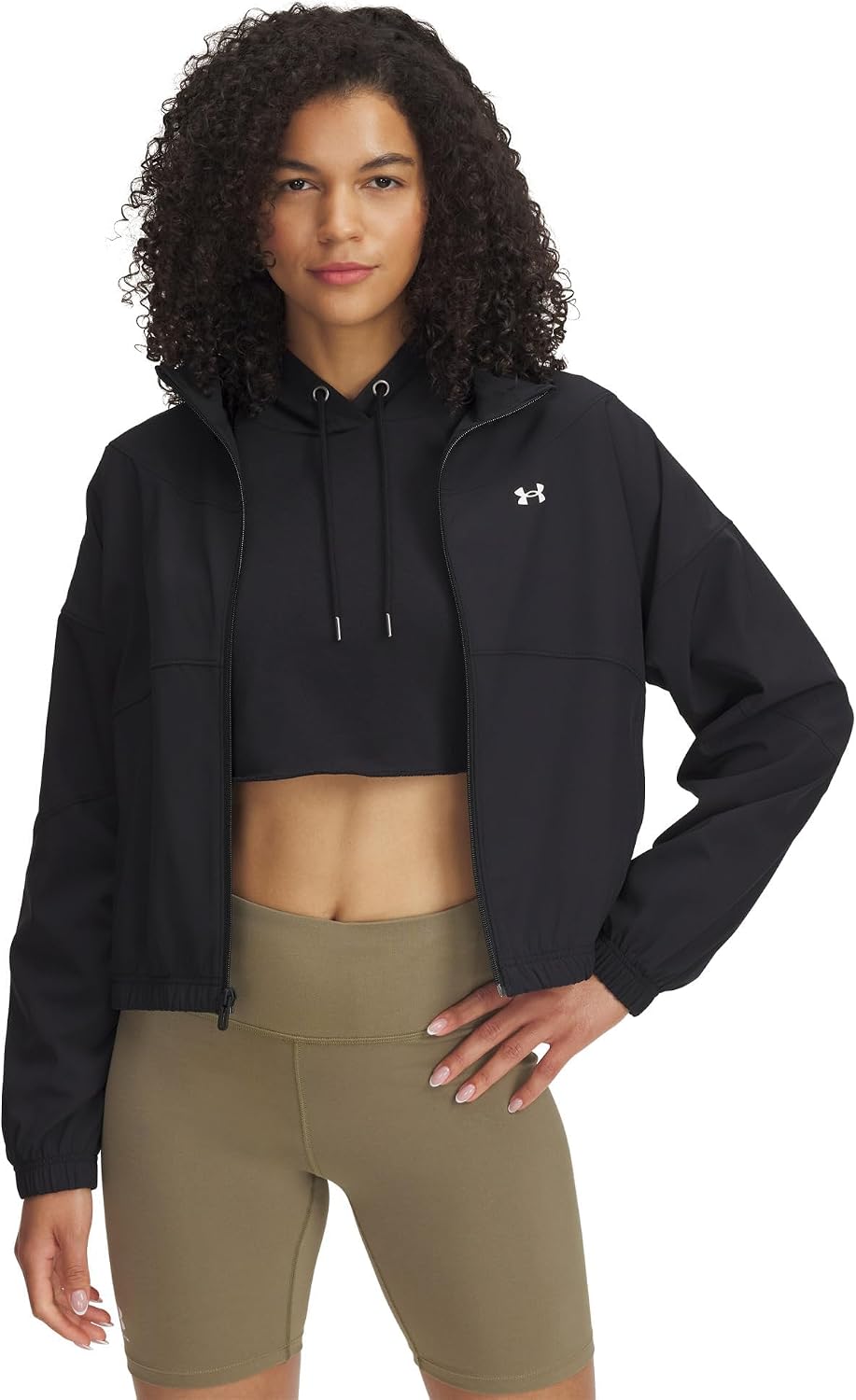 Detalle de Under Armour Women's Ua Rival Woven Jacket Sweatshirt (Pack of 1): A pragmatic everyday layer
