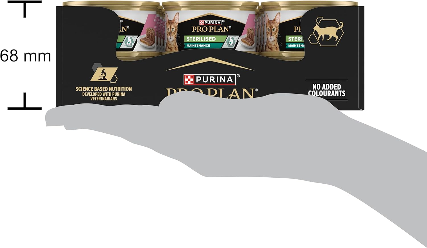Detalle 2 de Boite Purina ProPlan Sterilised Terrine au Saumon et Thon pour Chat Adulte – 24 x 85 g
