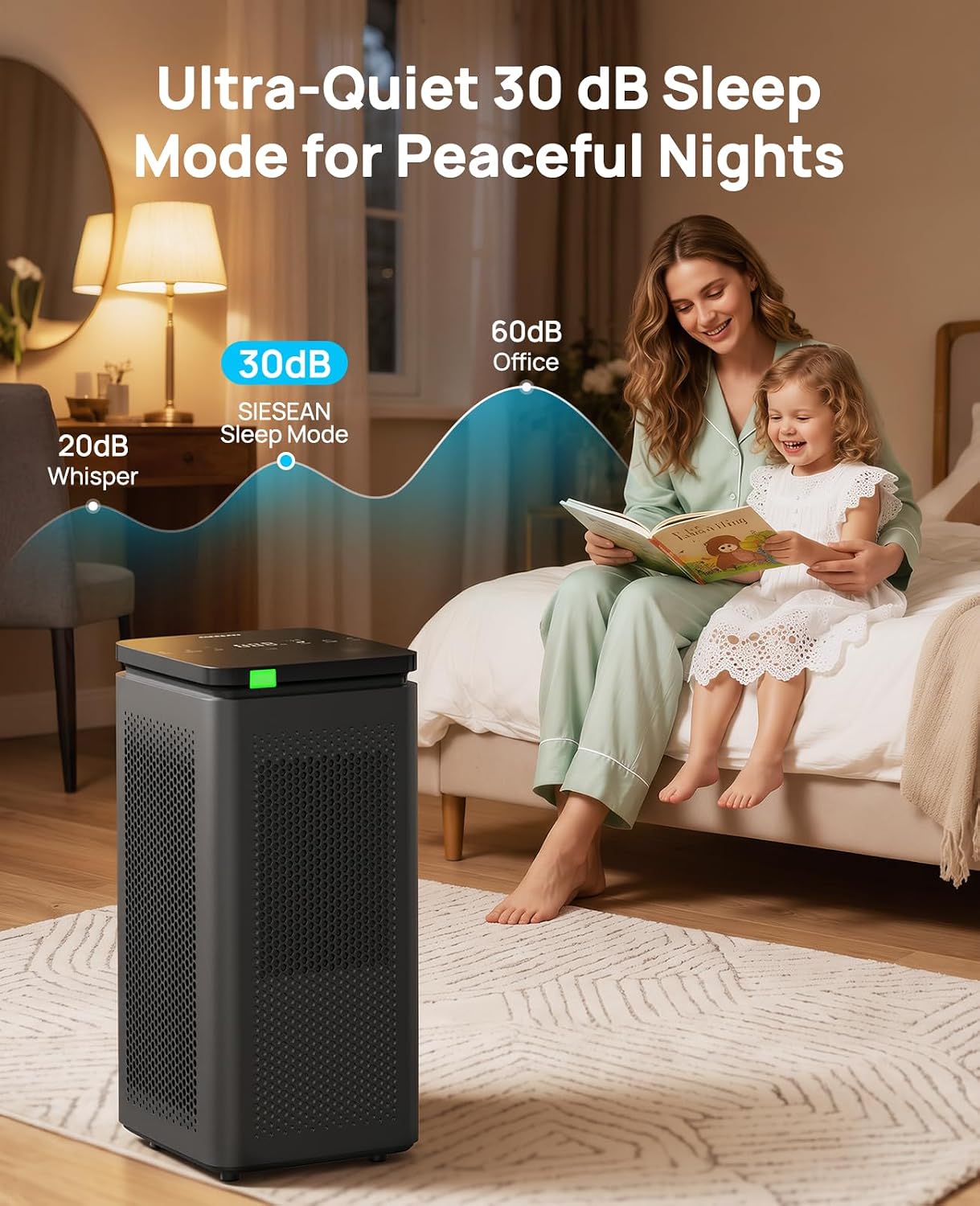 Thumbnail 3 de HEPA Air Purifier, 235 CFM CADR, H13 Filter, PM2.5 Display and Auto Mode
