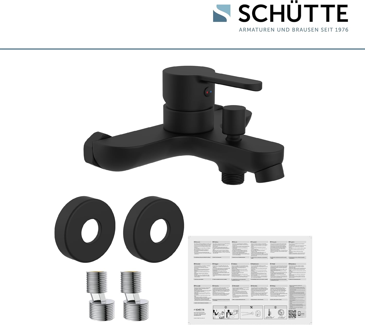 Thumbnail 4 de Schütte 44306 Grifo Mezclador de Baño Denver 🛁 Neg  
