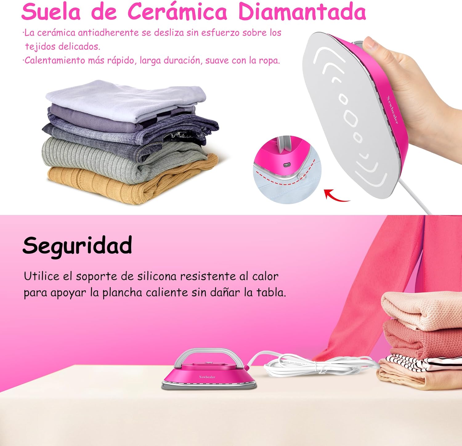 Thumbnail 5 de Newbealer Plancha de Viaje Compacta 100V-240V🧳