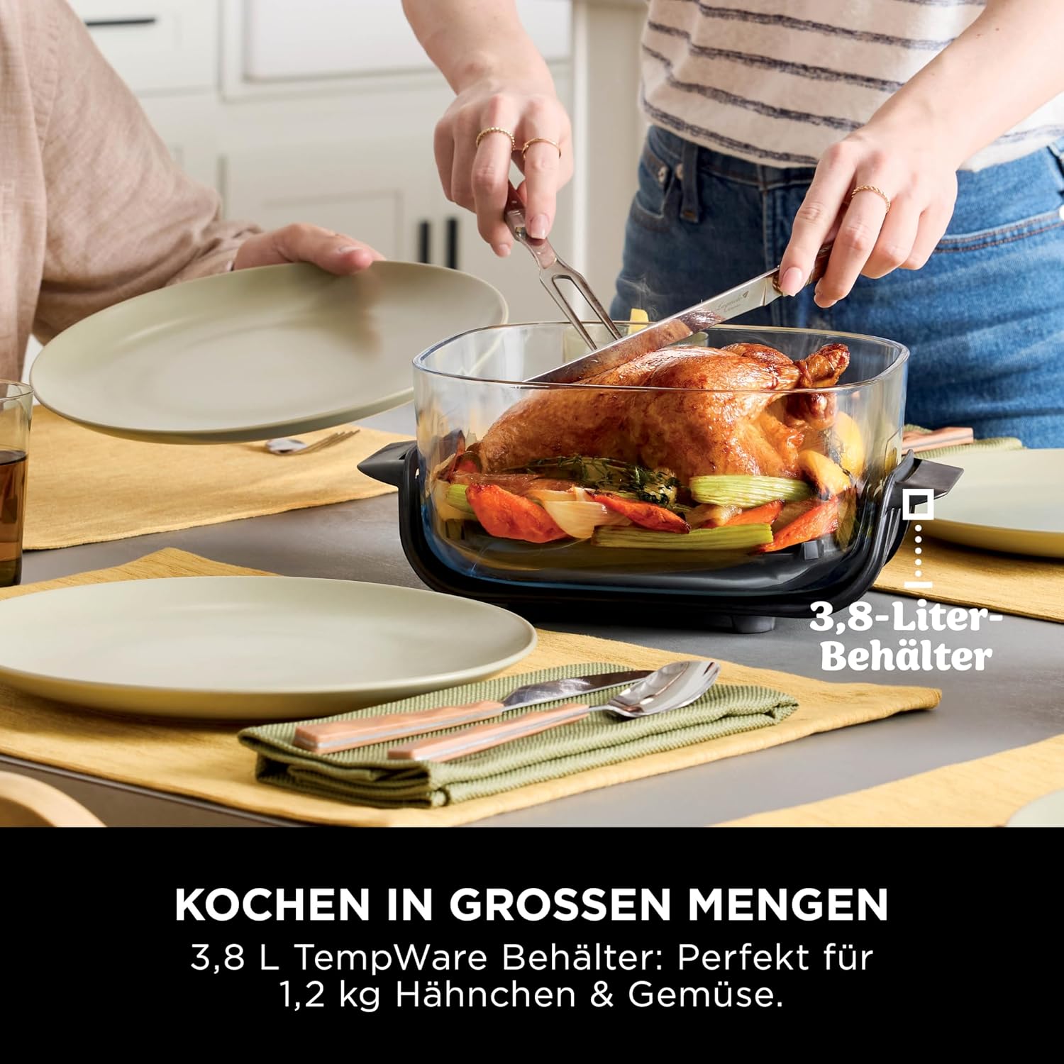 Detalle de Ninja CRISPi Air fryer 3,8 l, 1700 W