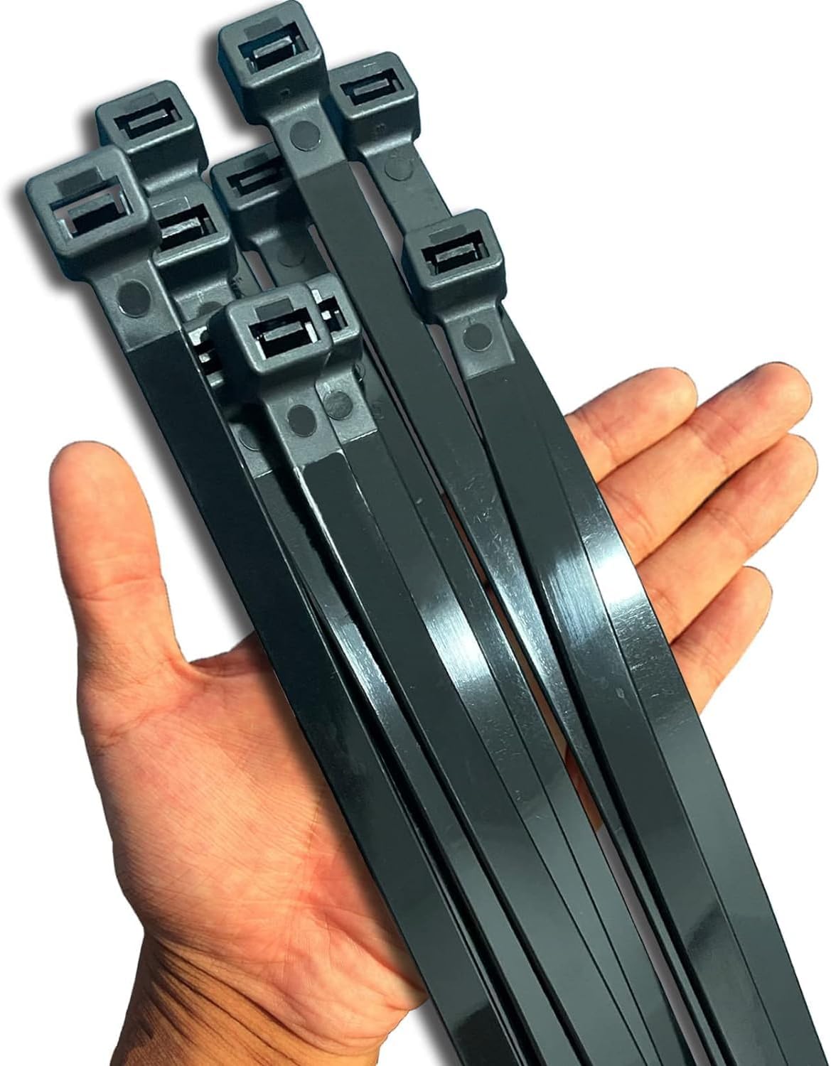 Detalle 2 de Black Zip Ties Heavy Duty 20 Inch, 40 Pack