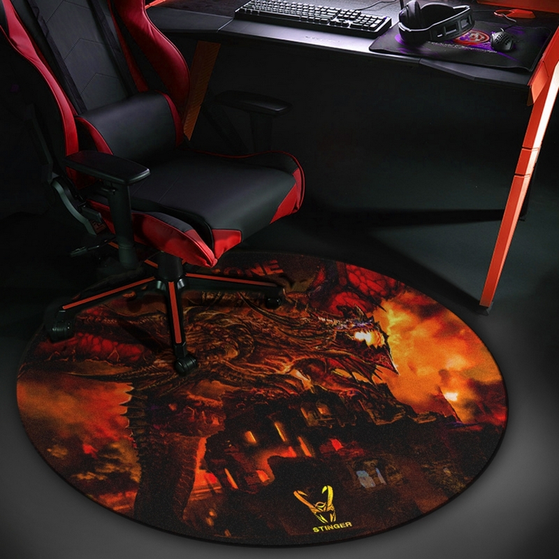 Detalle 2 de Woxter Stinger Floorpad alfombra para silla roja