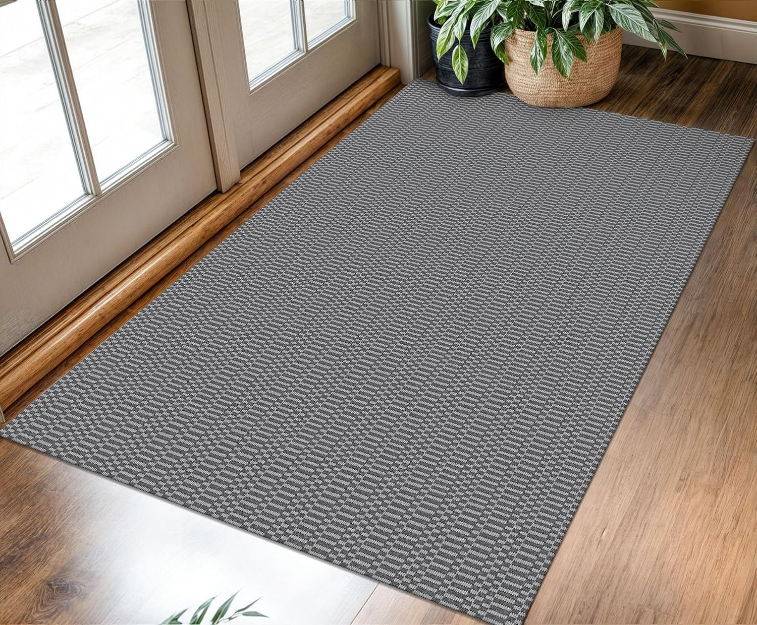 Detalle de KOZYFLY Washable Entryway Rug 3x5 ft Door Mat