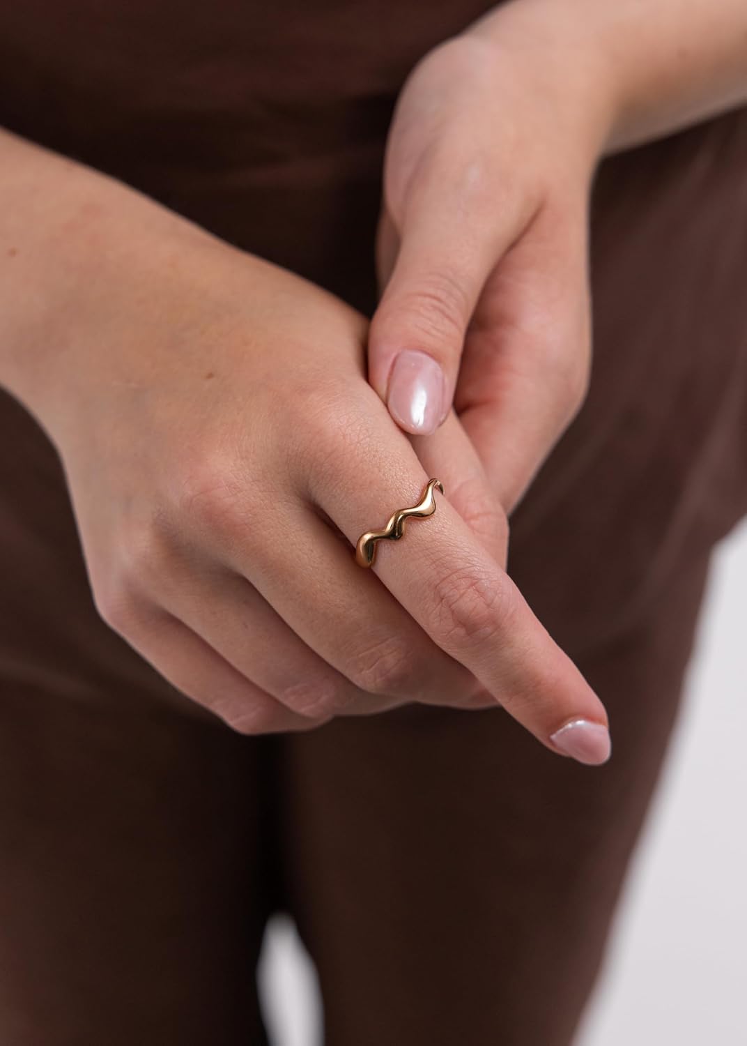Thumbnail 3 de Purelei Abstract Wave Ring Anello Fidget