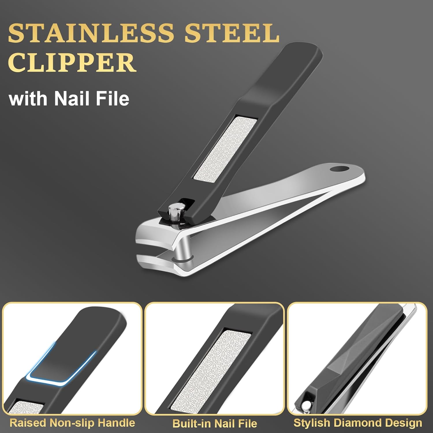 Detalle 2 de HEYMKGO Thick Toenail Clippers for Seniors