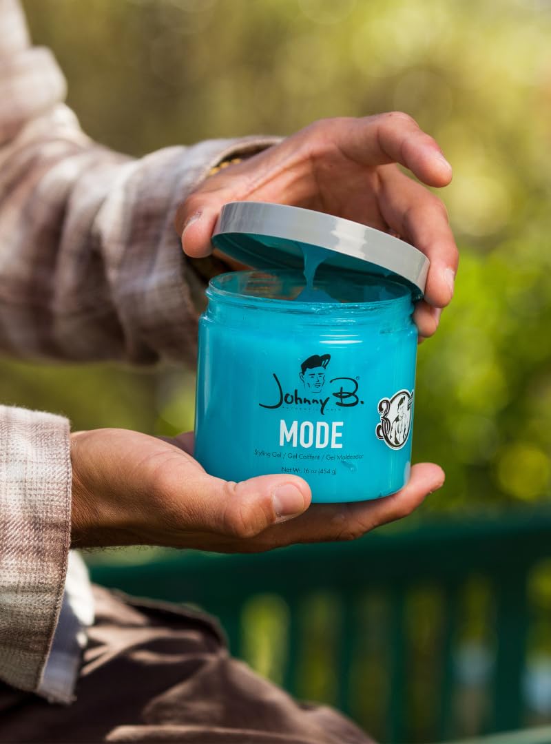 Thumbnail 6 de JOHNNY B. Mode Professional Hair Styling Gel (Alcohol-Free, No-Flake)