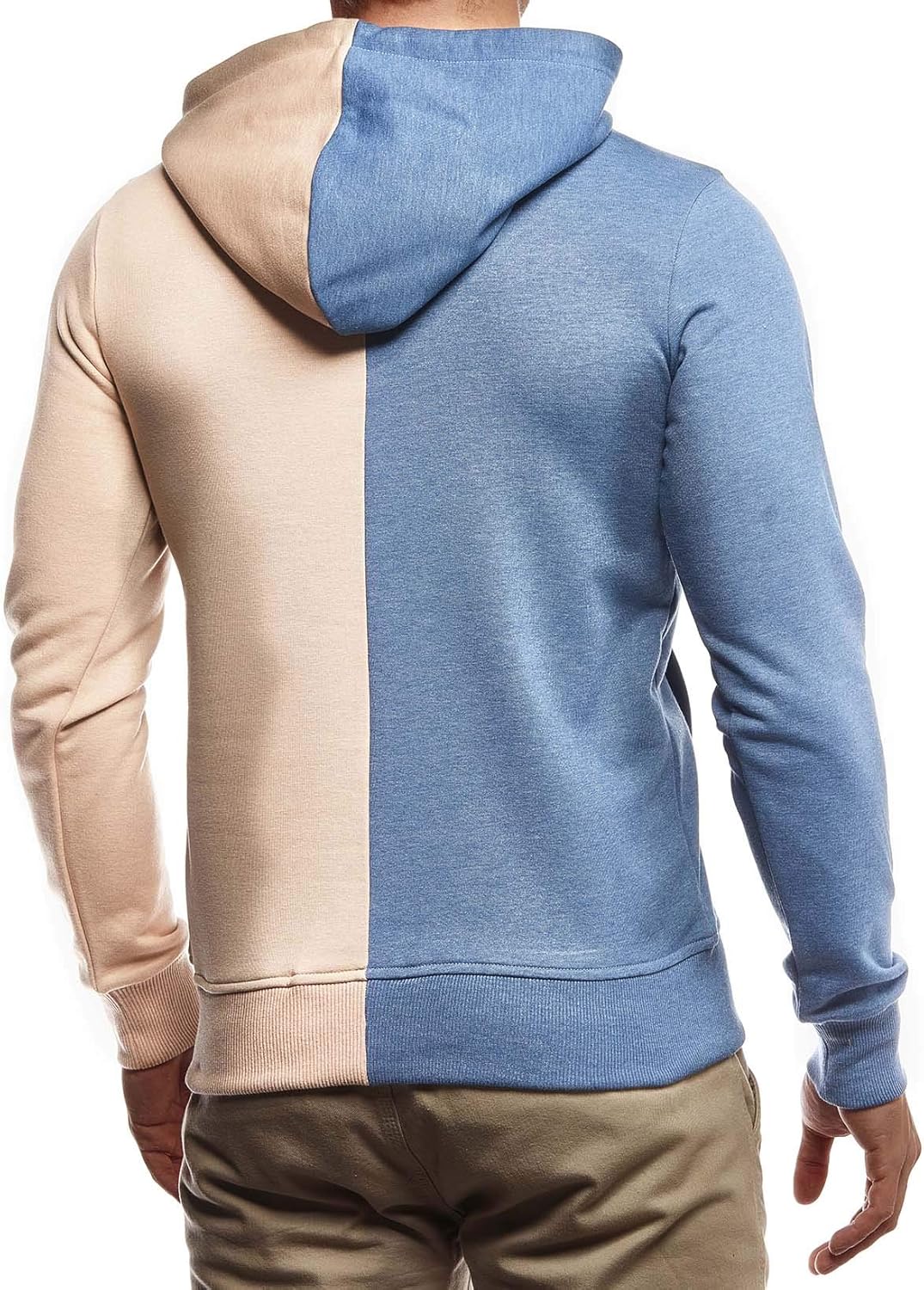 Detalle de Leif Nelson LN8337 : pull à capuche pour homme à coupe ajustée