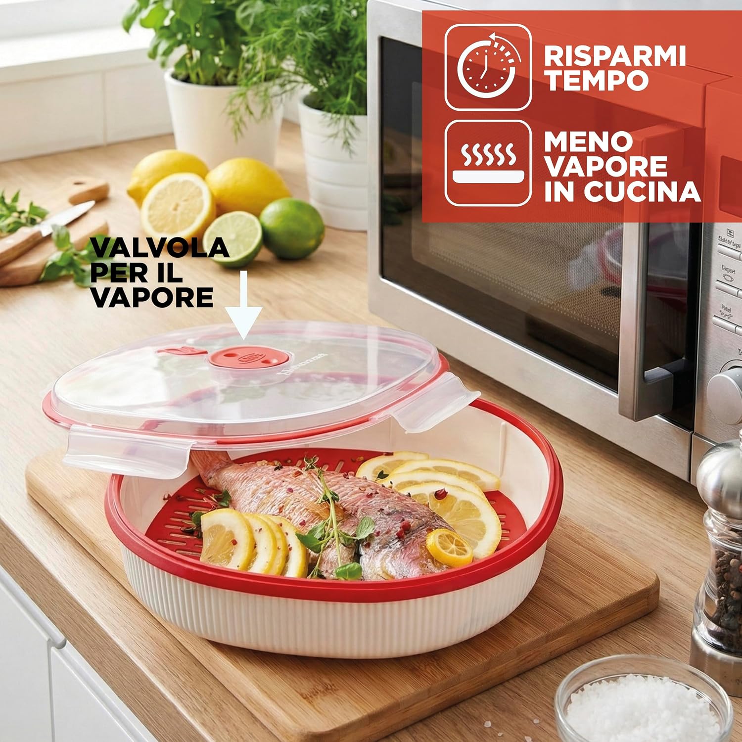 Detalle de Snips Vaporiera microonde 2L per cottura a vapore
