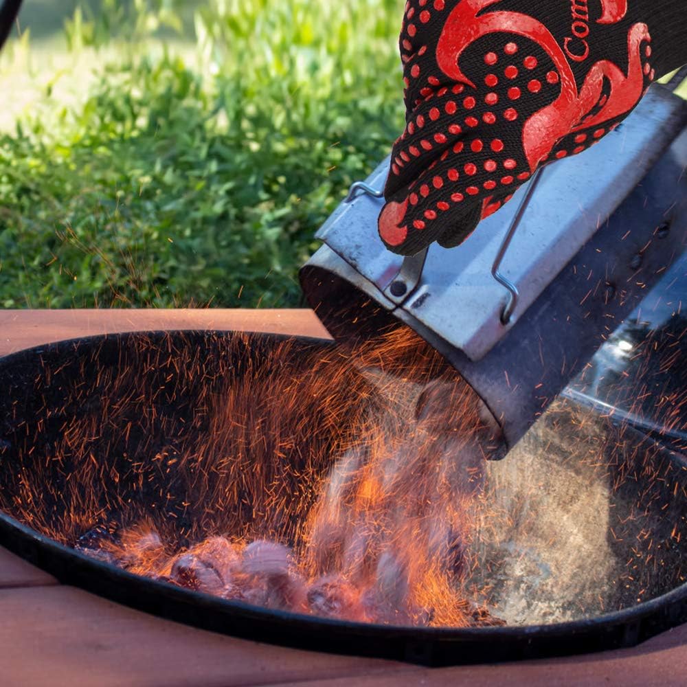 Thumbnail 4 de Comsmart A-590 BBQ Gloves, 1472°F Heat Resistance and Silicone Grip