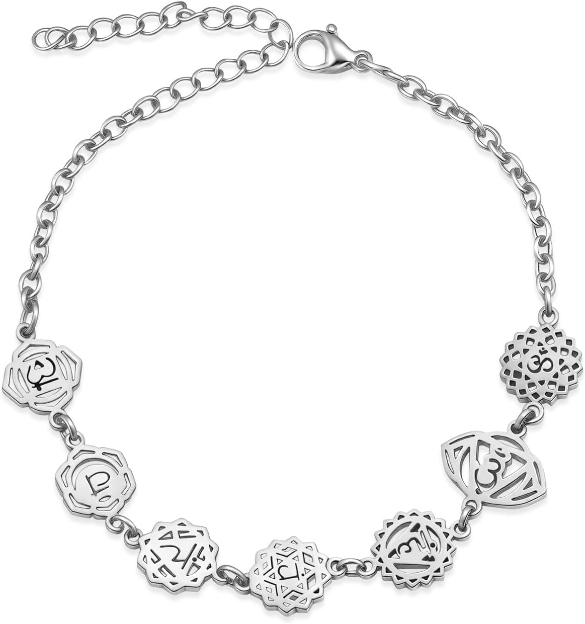 Detalle de AITENME 7 Chakren Armband, 19 cm