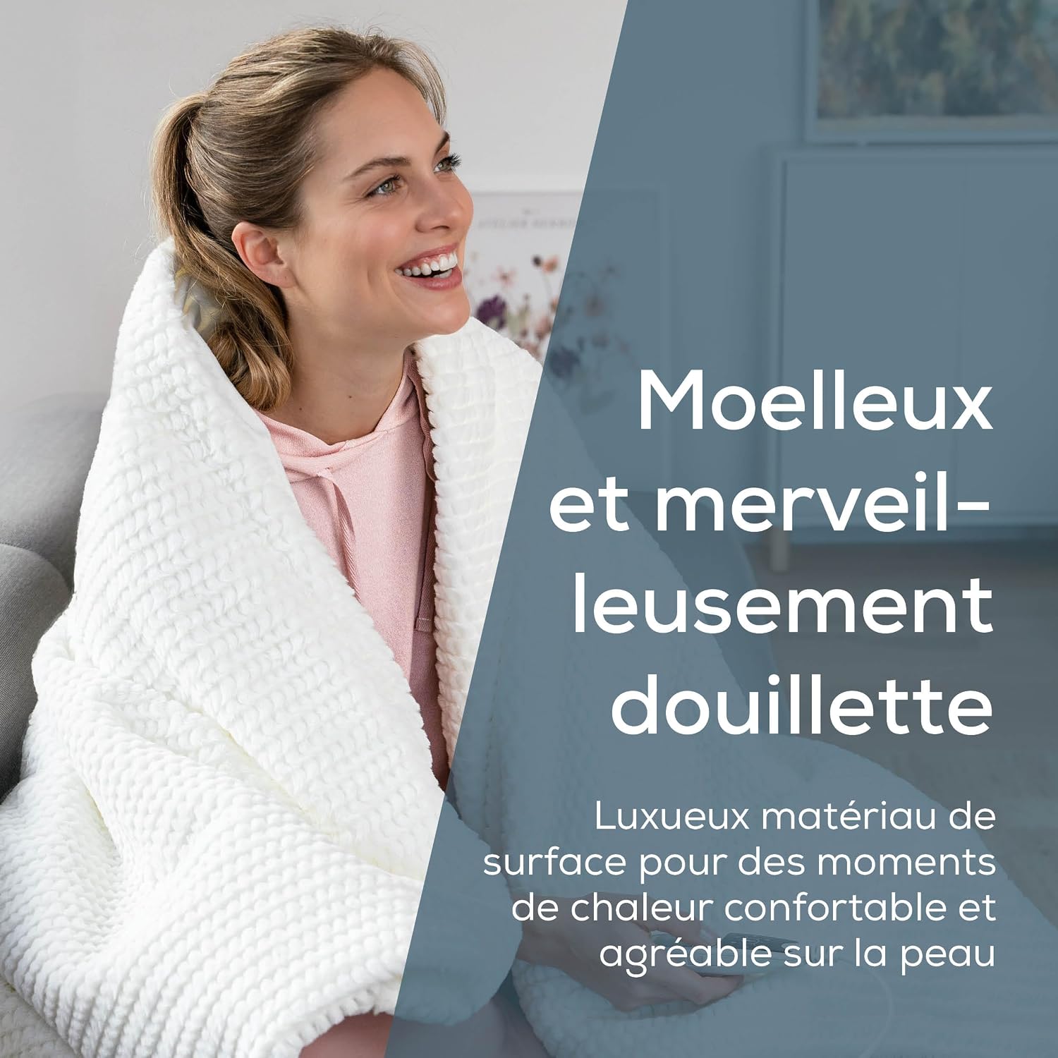 Detalle de Beurer Helsinki Couverture chauffante 180x130 cm 🛋