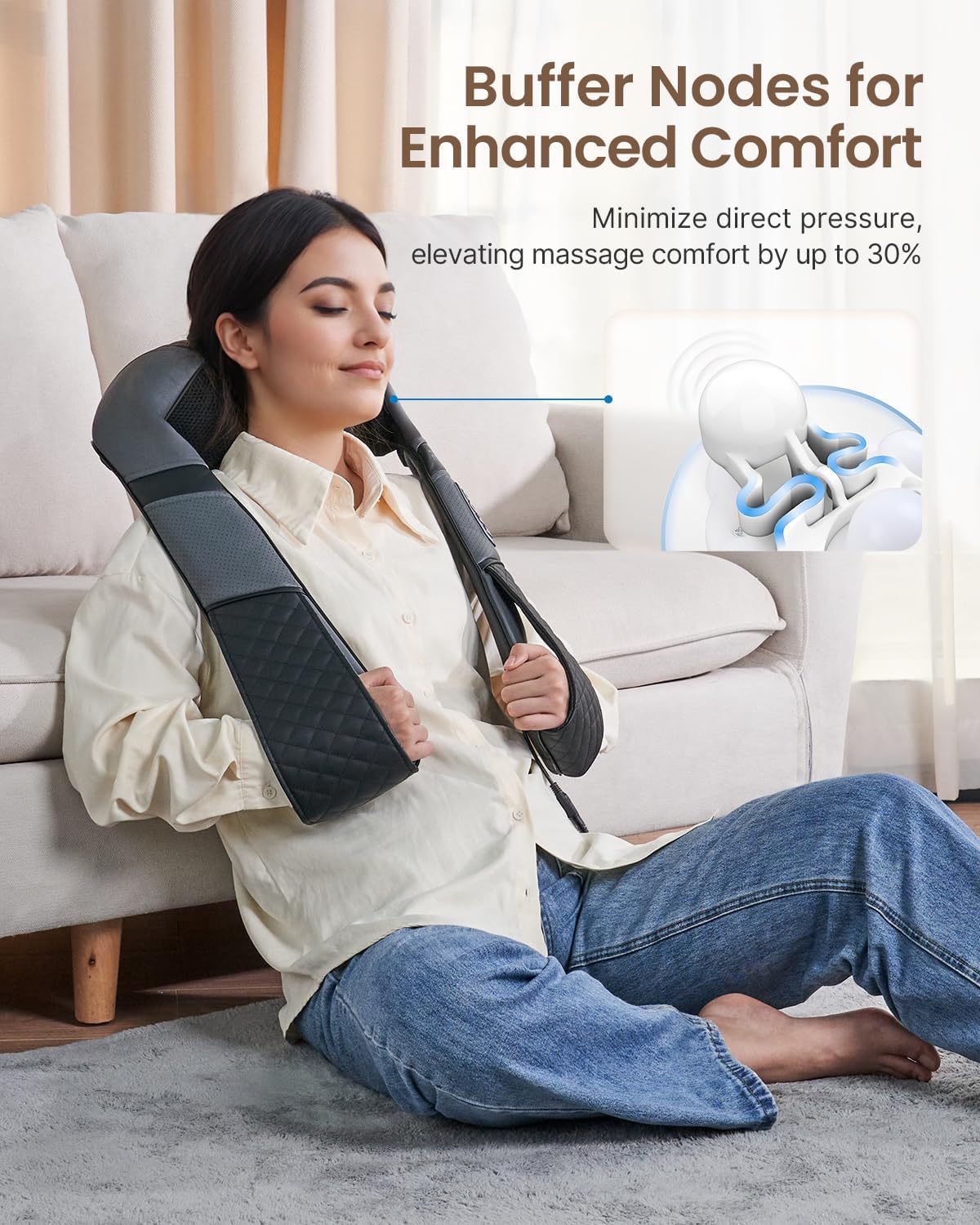 Thumbnail 2 de RENPHO Neck Massager with Heat and Shiatsu massage