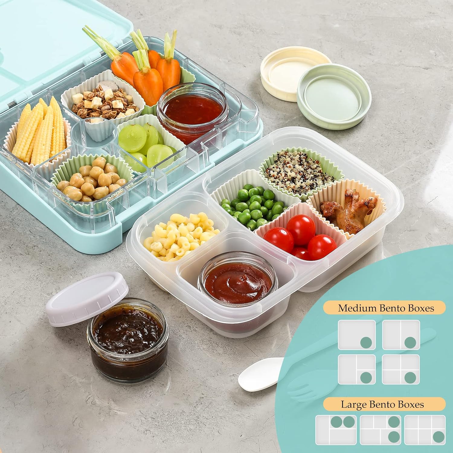 Thumbnail 3 de VITEVER Salad Dressing Container 2.7 oz 🥣