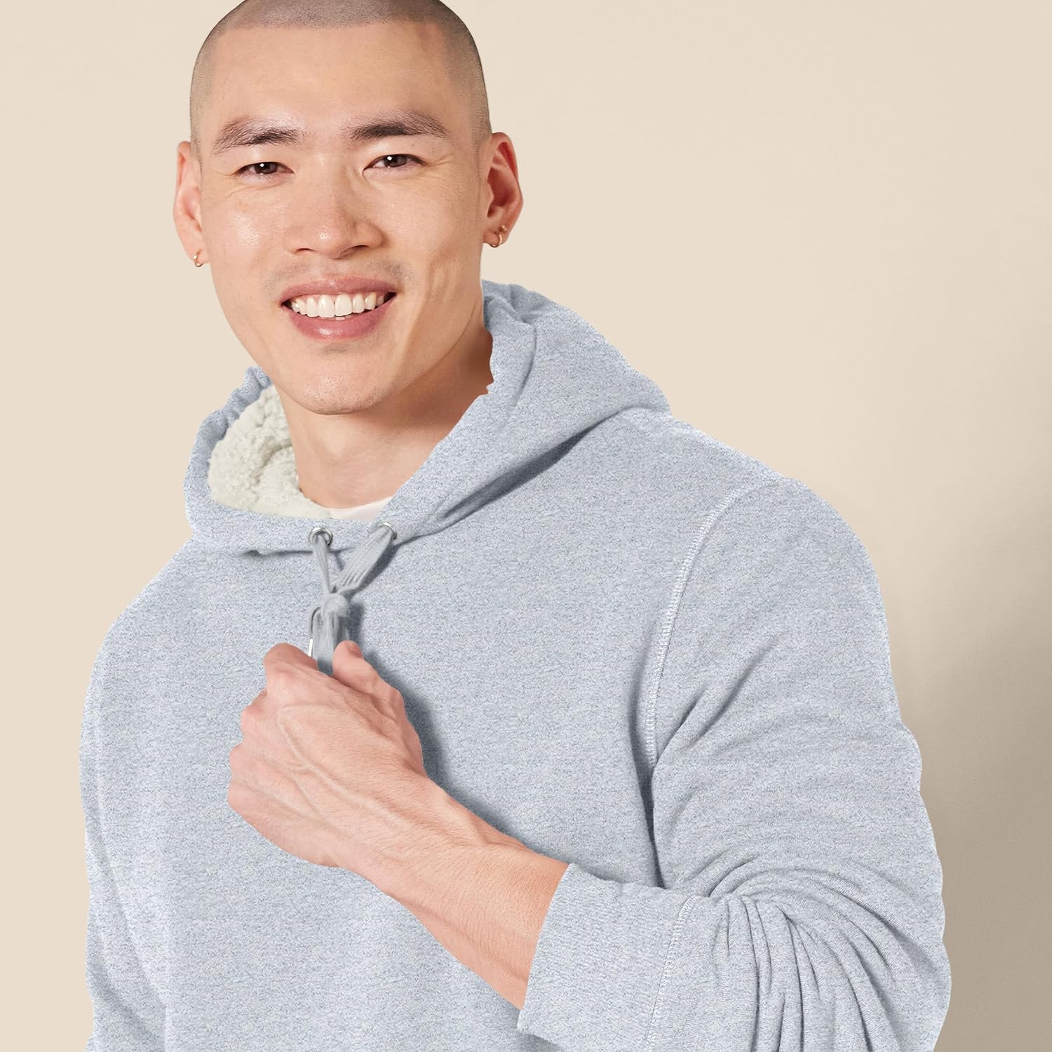 Thumbnail 3 de Herren Kapuzenpulli mit Sherpa-Futter: Amazon Essentials Kapuzenpullover mit gebürstetem Fleece