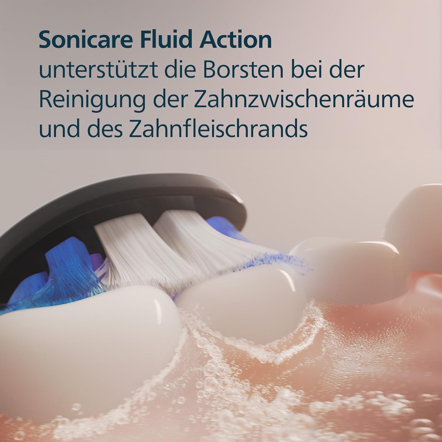 Detalle 2 de Philips Sonicare S2 Sensitive Ersatzbürstenköpfe 4er-Pack (HX6054/88) – sanfte Tiefenreinigung für empfindliche Zähne