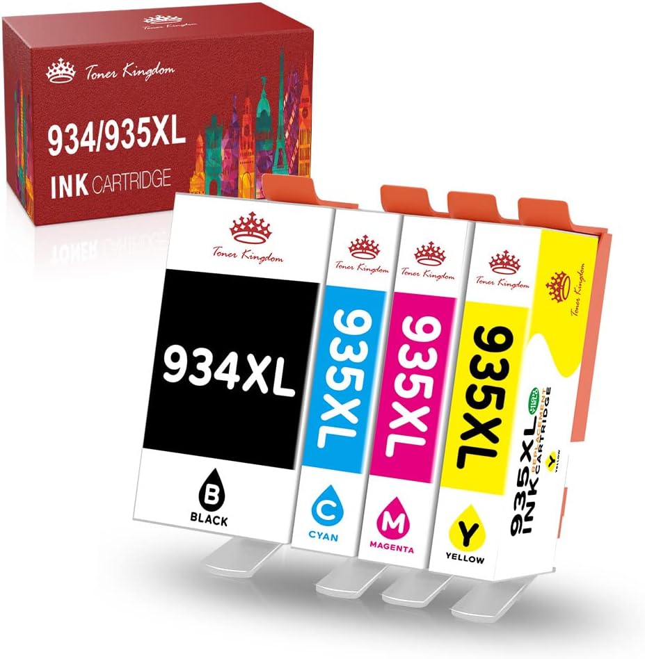 Detalle de Toner Kingdom 934XL 935XL 4 colori 934XL Nero 1000 pag.