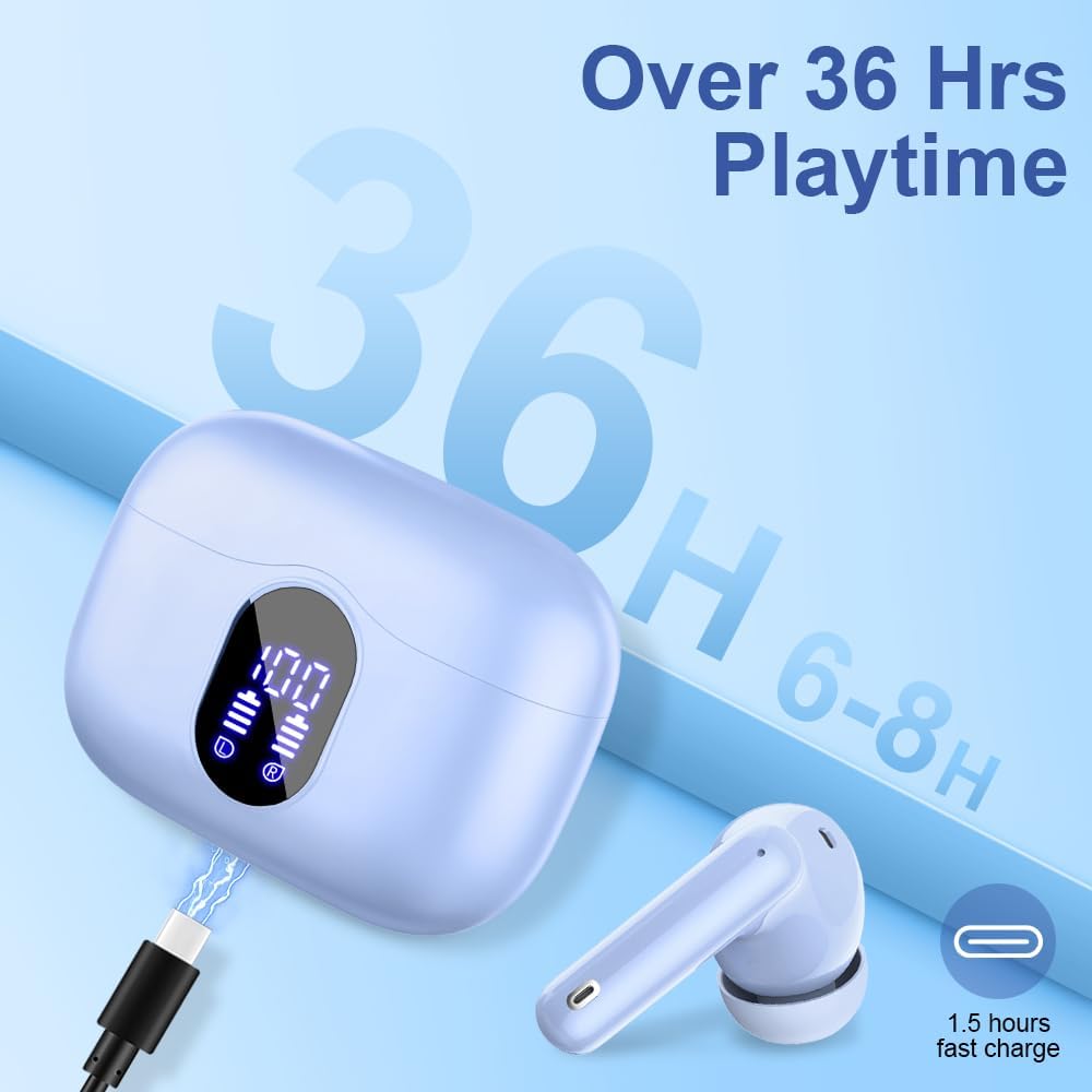 Thumbnail 4 de Btootos Bluetooth Kopfhörer In-Ear, 40 Std Spielzeit