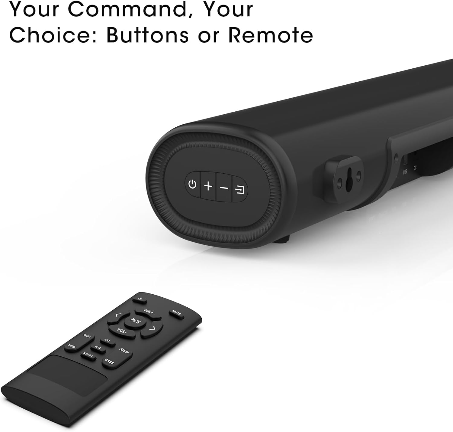 Thumbnail 4 de LITTOAK 16 Inch TV Soundbar with HDMI ARC, Bluetooth 5.0 and Wall Mounting