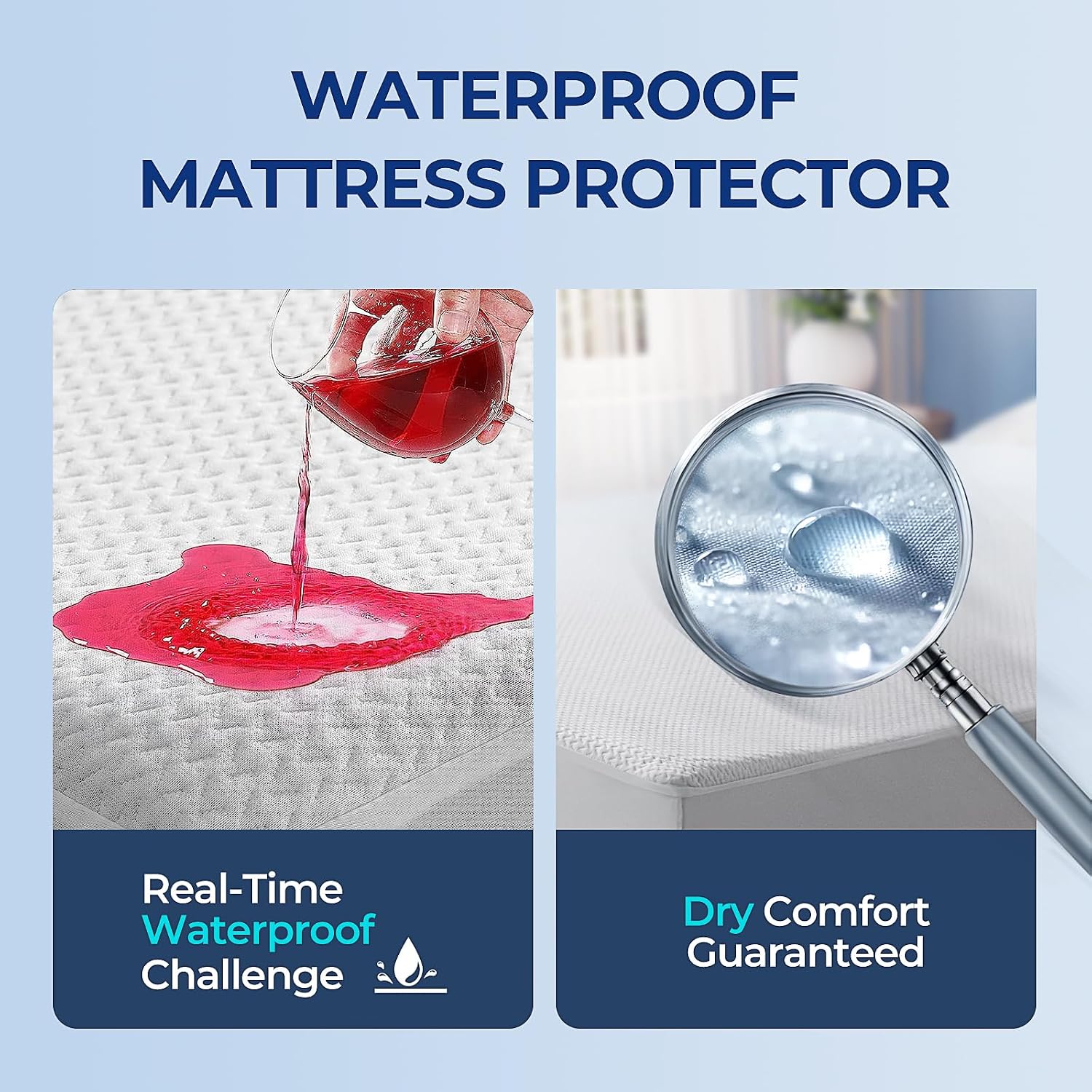 Detalle 2 de TASTELIFE Full Mattress Protector, 54 x 75 Inches