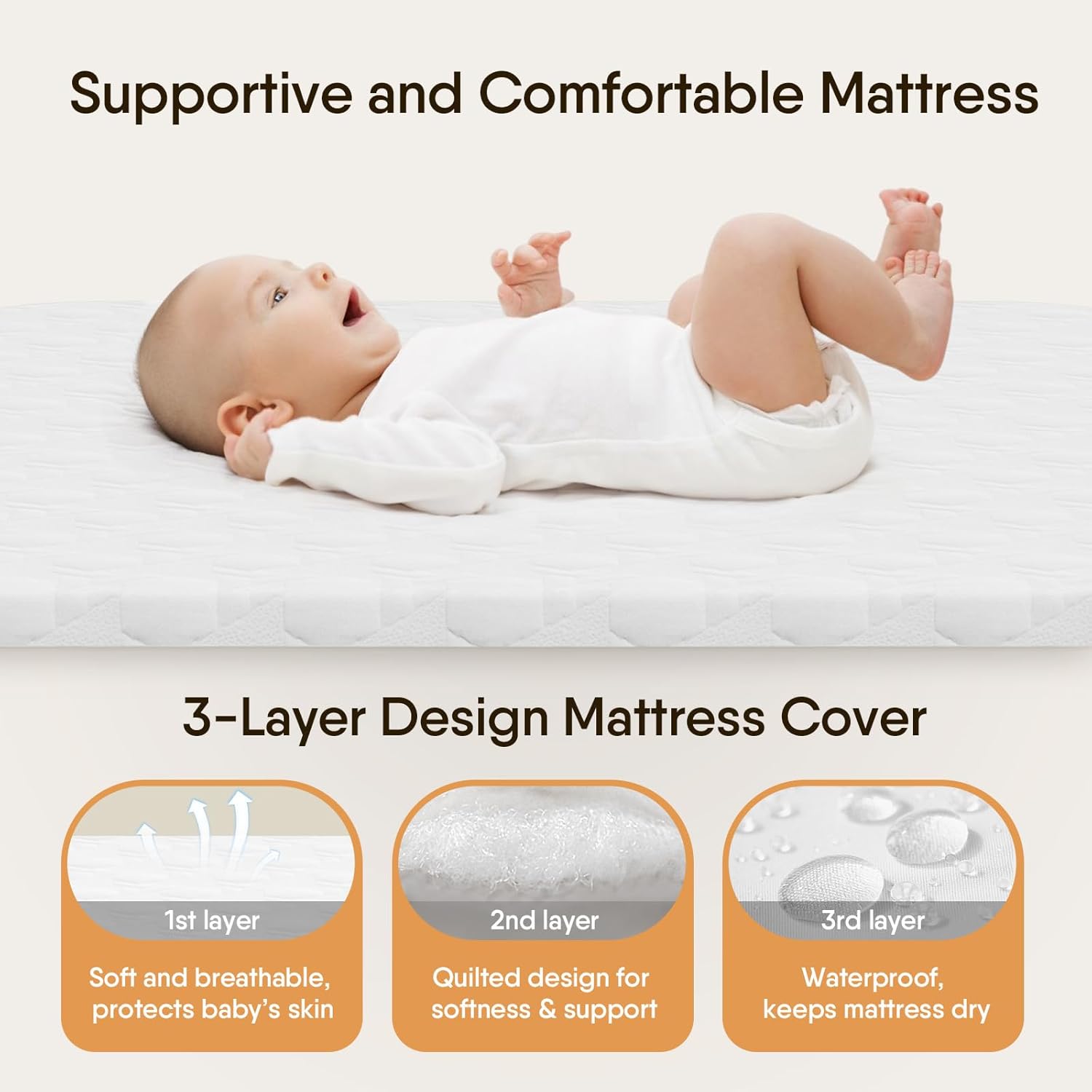 Thumbnail 3 de Baby Bassinet Bedside Crib 3-in-1 Bassinet