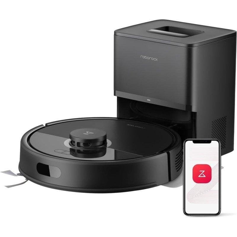 Detalle de Roborock Q7L5+ Robot aspirador con autovaciado y AutoBoost para alfombras