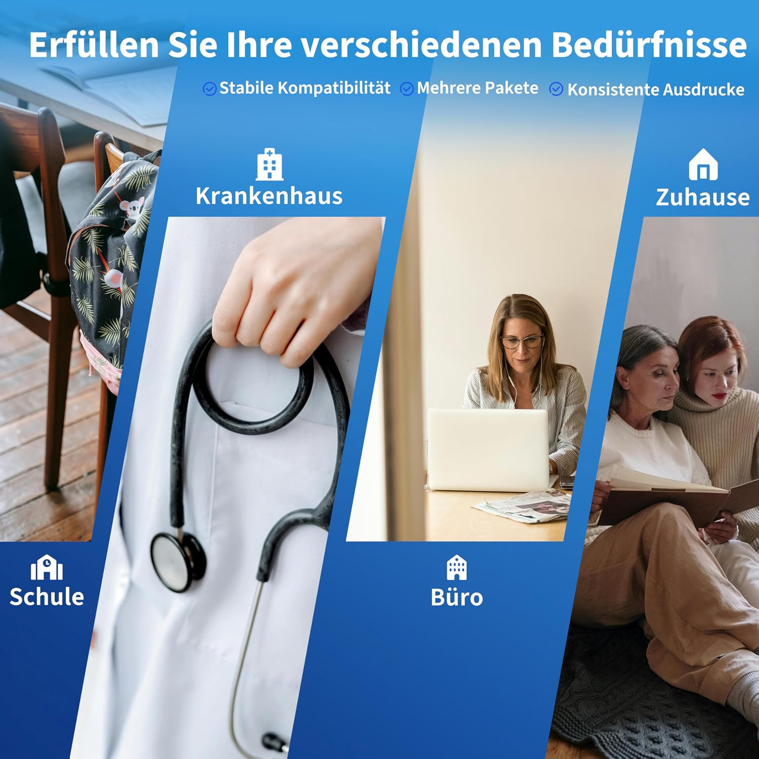 Detalle 2 de Vintella 502XL Multipack kompatible Druckerpatronen für Epson 502/502XL (8er-Pack) für XP-5100, XP-5150 und WF-2860