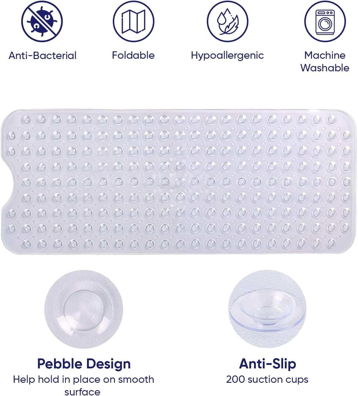 Thumbnail 2 de Shower bath mat 38 x 70 cm Oxford