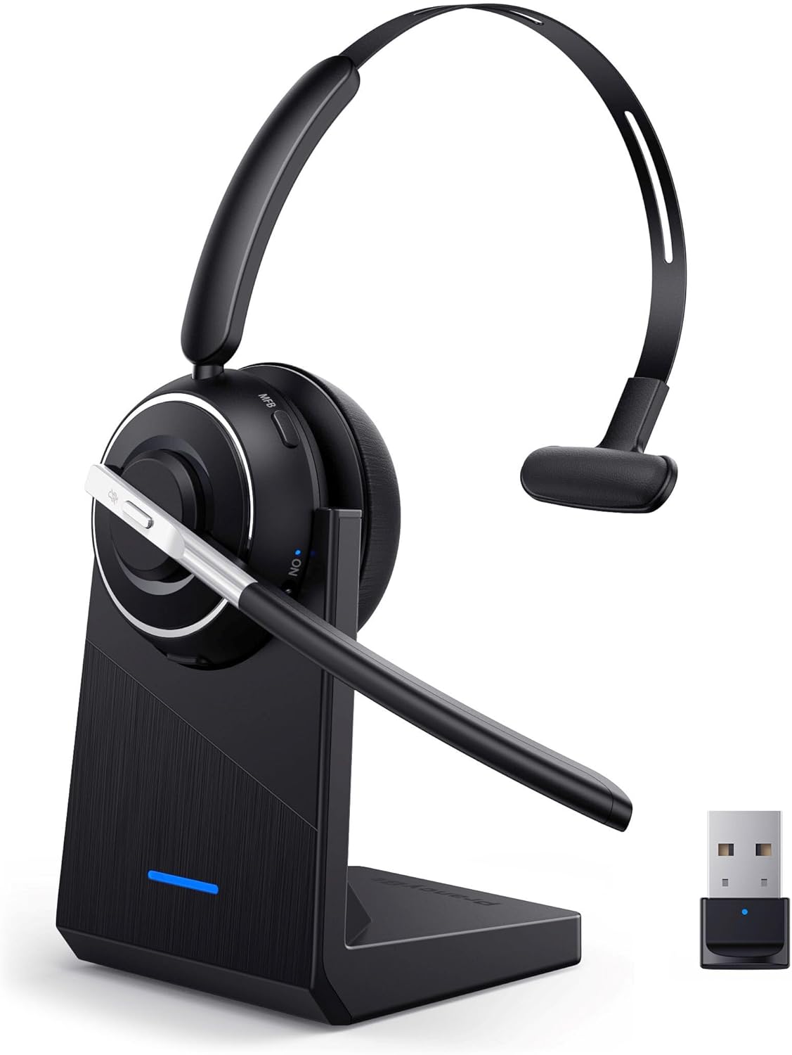 Bluetooth Headset V5.2 Wireless Headset with Mic