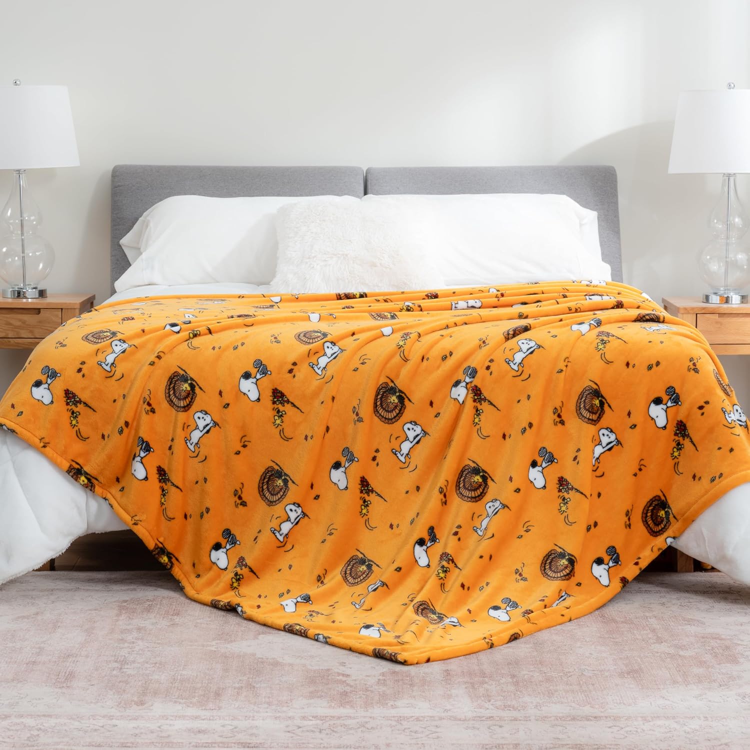Thumbnail 4 de Berkshire Blanket VelvetLoft Snoopy Plush Blanket 90×108