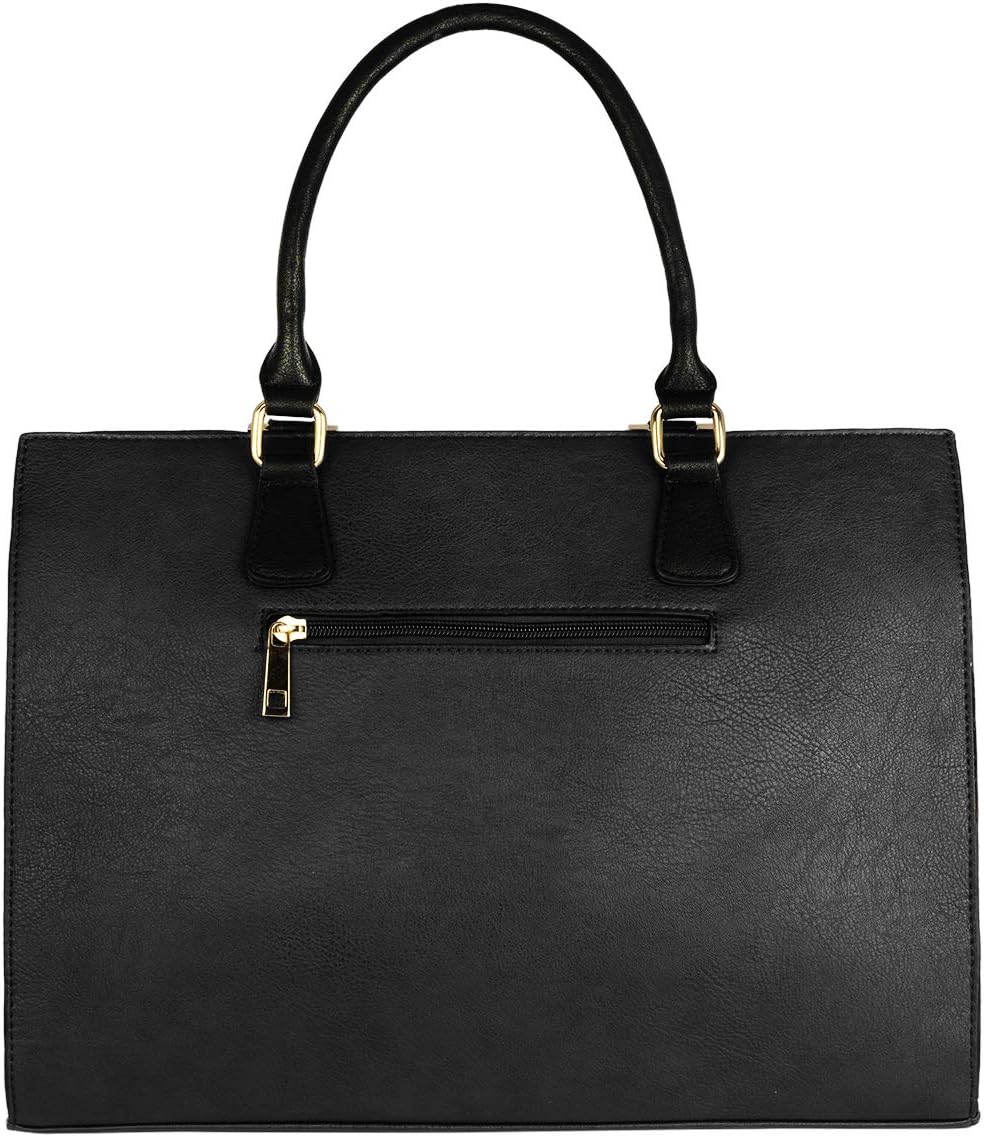 Thumbnail 4 de CRAZYCHIC Sac à Main Cabas A4 Noir