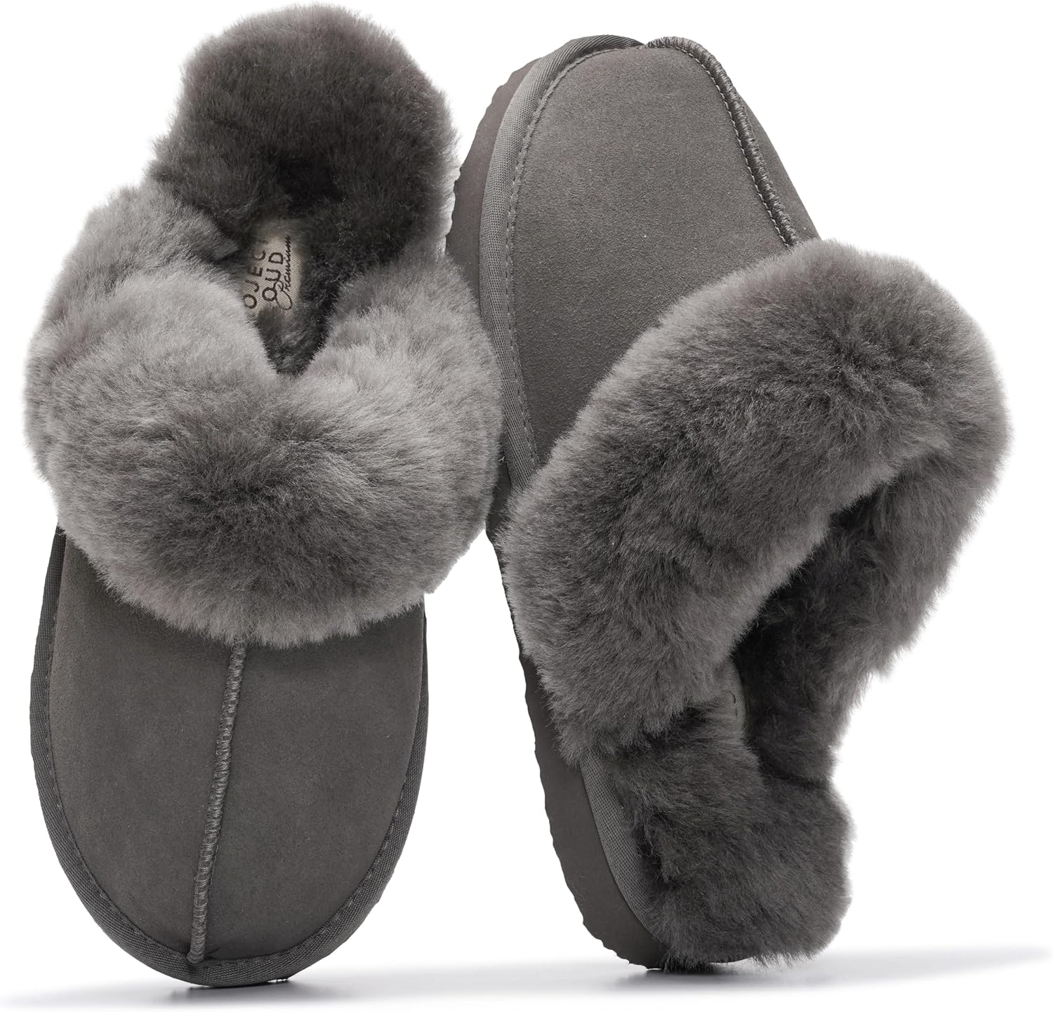Thumbnail 4 de Project Cloud Genuine Leather Slippers