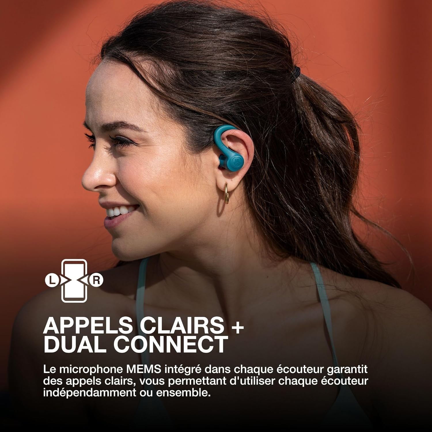 Thumbnail 4 de JLab Go Air Sport+ Écouteurs Bluetooth sans Fil Sport – 35 heures d’autonomie, IP55 et ajustement sécurisé
