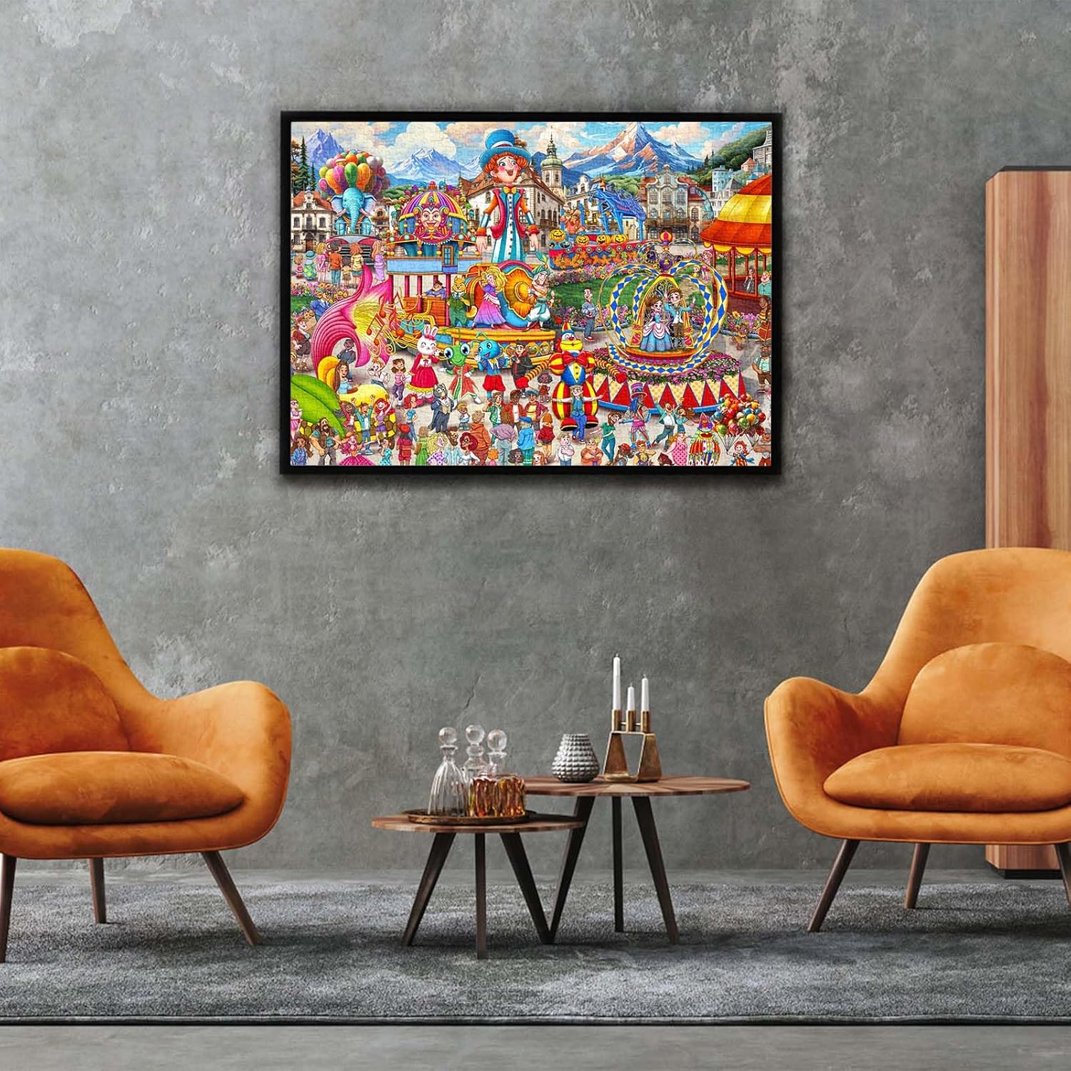 Thumbnail 6 de Jigsaw Puzzles for Adults 1000 – Carnival Theme, Challenging 1000-Piece Puzzle for Relaxation and Family Fun
