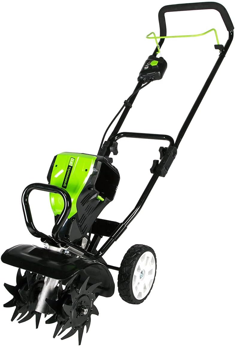 Detalle de Greenworks Cordless Tiller Cultivator, 80V