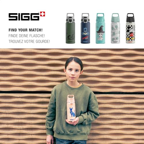 Detalle de Sigg Alu Trinkflasche Kinder WMB ONE Stitch Disney 0,6 L – kohlensäuregeeignet, auslaufsicher