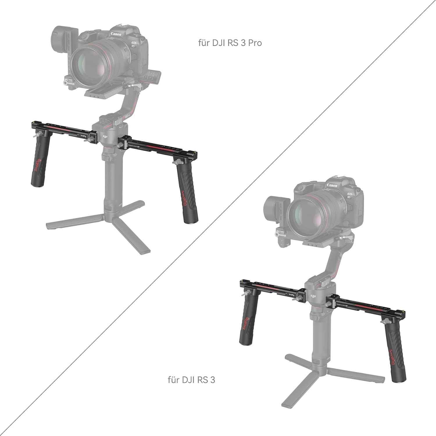 Detalle 2 de SMALLRIG Dual Handgriff 3027 für DJI RS 2/RSC 2/RS 3/RS 3 Pro und RS 4 Pro