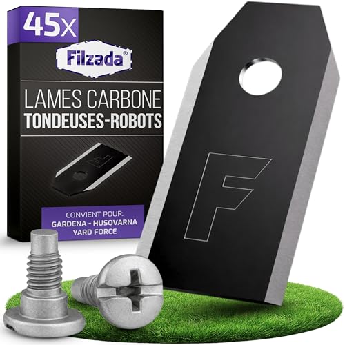Detalle de Filzada 45 lames de rechange pour robot tondeuse, acier inoxydable, 0,75 mm